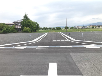 【前面道路含む現地写真】 | 長浜市曽根町分譲地　１号地 | 開発道路