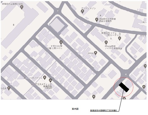 中曽根町3丁目　新築戸建の地図