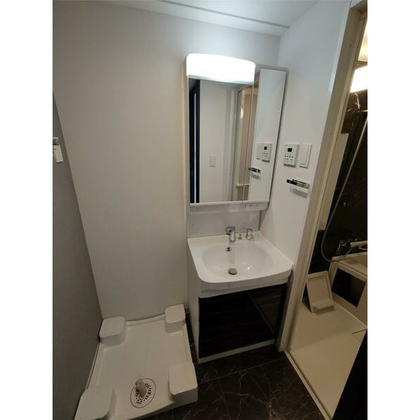 S-RESIDENCE城東SEVERの洗面所