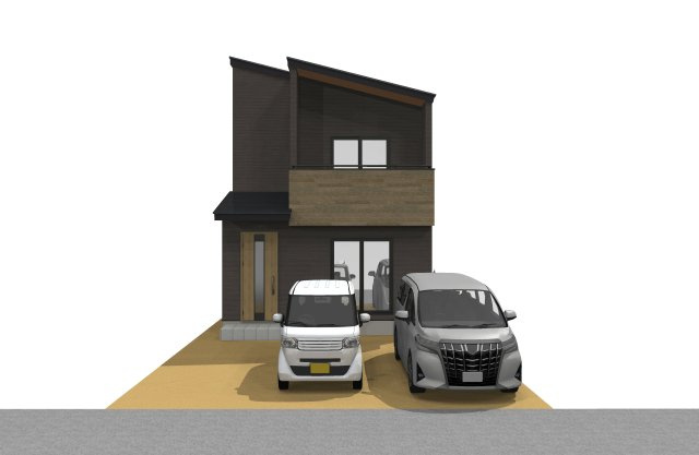 南国市田村乙　中古戸建　（未入居物件）の完成予想図|建物面積　82.80㎡