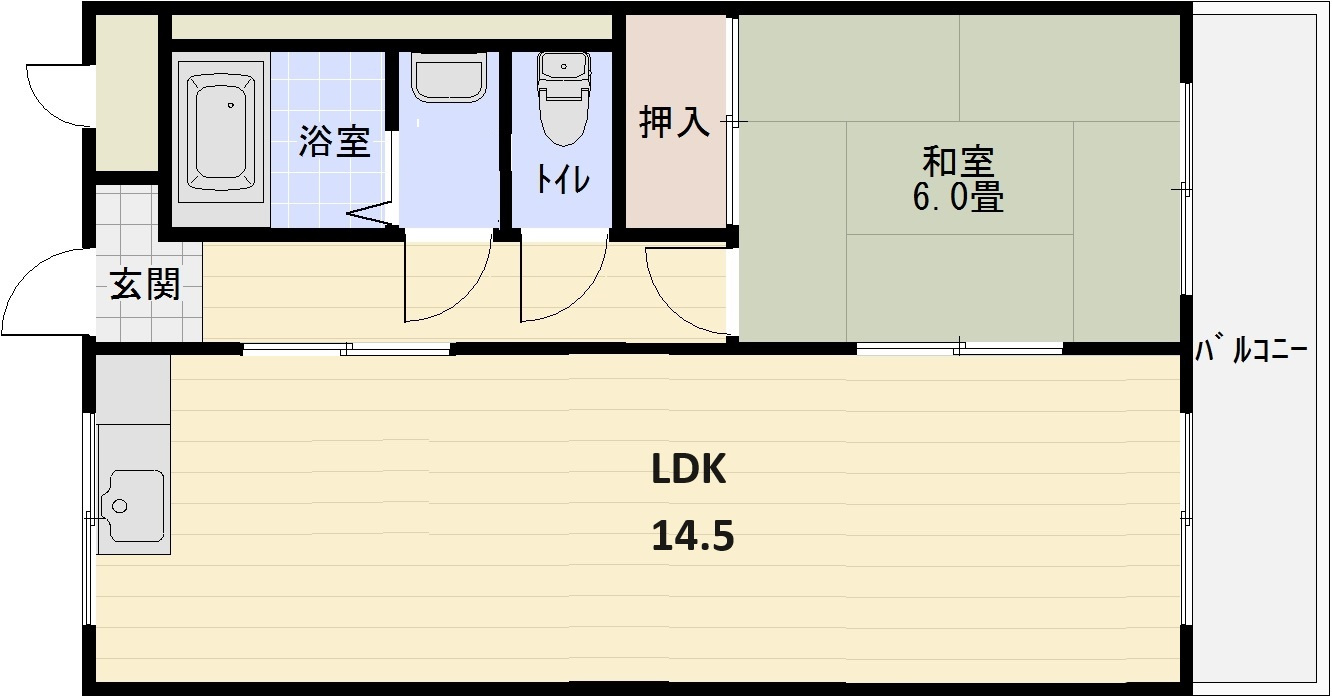 谷口マンションの間取り