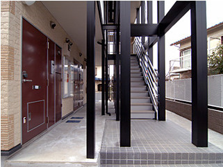 レオパレス大和田のエントランス