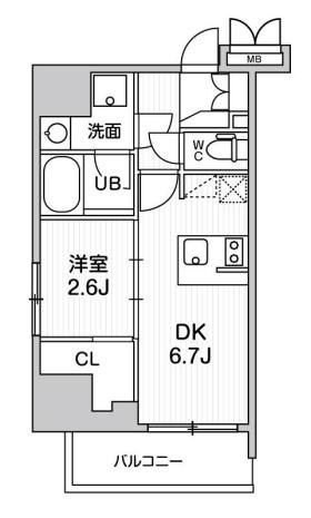 【間取り】 | ＳＹＦＯＲＭＥ大井町Ⅱ | 間取り図