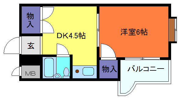 ストーク西灘の間取り
