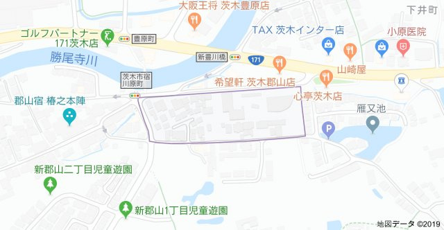 ミューズパークの地図