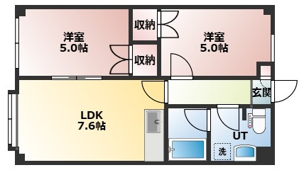 【間取り】 | 【CP対象】プラザイン南郷 | 間取りです