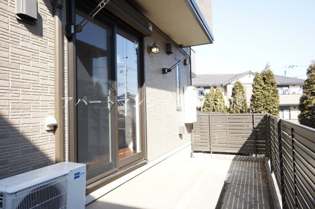 エクセレントヒルⅡ棟のバルコニー