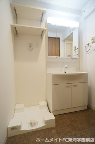 熊本市東区長嶺東５丁目の賃貸マンションの独立洗面台