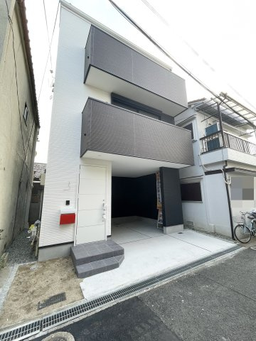 寝屋川市上神田２丁目の前面道路含む現地写真