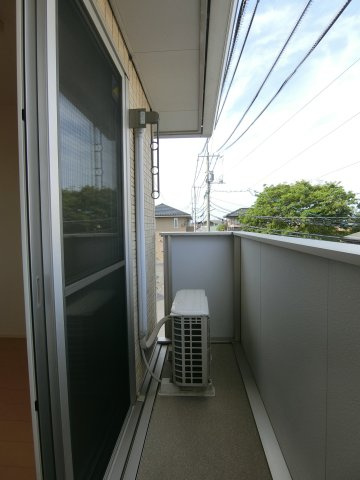 アロームA棟のバルコニー