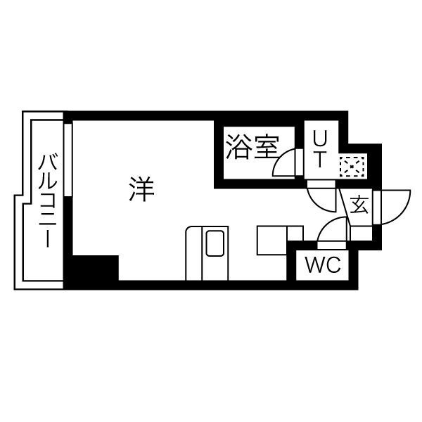 スクエア・アパートメントの間取り