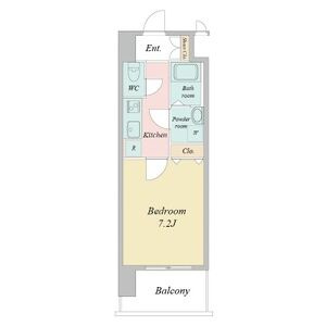 クレシェール大須の間取り