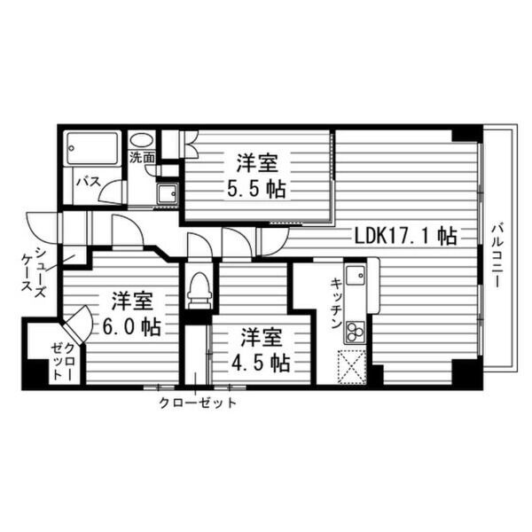 Grand E'terna京大正門前（グランエターナ京大正門前）の間取り