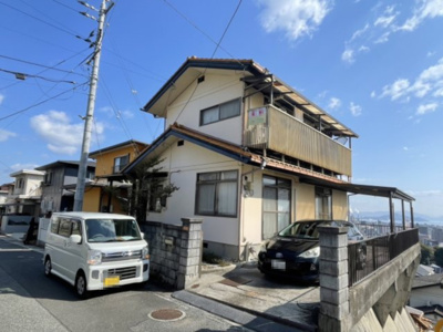 【前面道路含む現地写真】 | 中古戸建　岩国市山手町2丁目