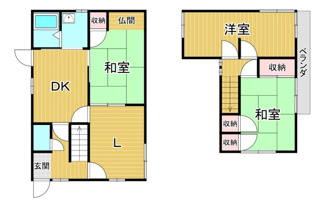 【間取り】 | 中古戸建　岩国市山手町2丁目