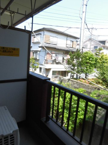 エイトハイツのバルコニー