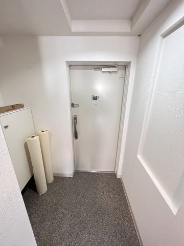 大阪市城東区成育２丁目の賃貸マンションの玄関