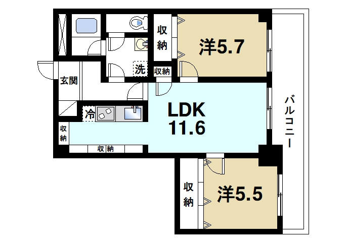 アルファグランデの間取り
