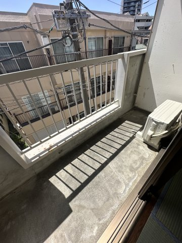 田島マンションのバルコニー