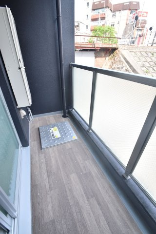 大阪市都島区東野田町４丁目の賃貸マンションのバルコニー