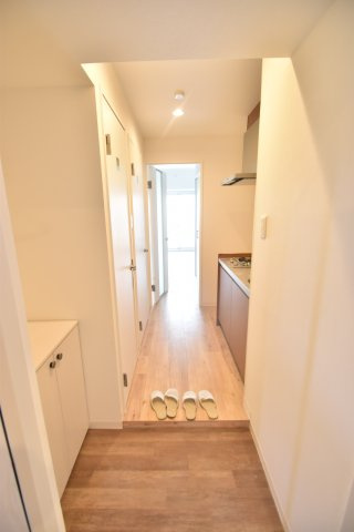 大阪市都島区東野田町４丁目の賃貸マンションの玄関