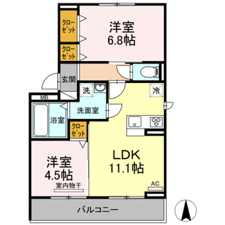 【間取り】 | ローザビアンカ