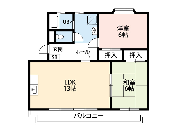 エタニティマンション大脇　　　刈谷市近郊の賃貸はクラスホームの間取り