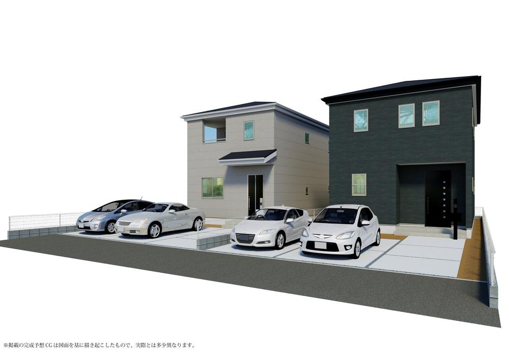 リーブルガーデン　総社市総社3丁目(第2)【仲介手数料無料】の外観パース