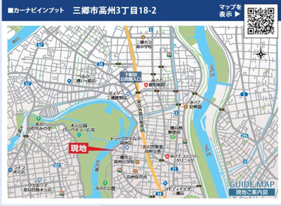 【地図】 | 三郷市高州3丁目