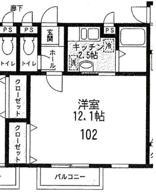 Kハイツの間取り