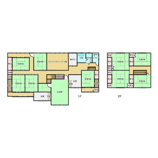 【間取り】 | 春日町中山中古住宅2100万円 | 母屋
