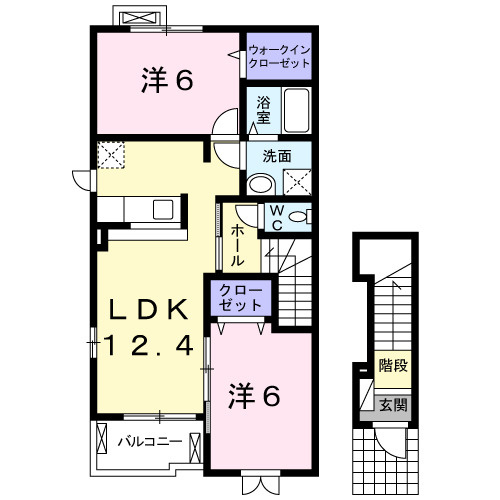 ステラル－チェＡ201 反転タイプあり　2階