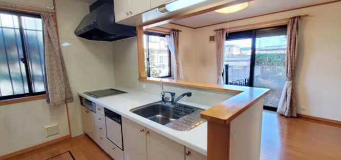 宇都宮市西川田南１丁目　戸建　予約済のキッチン