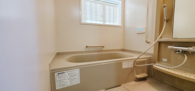 宇都宮市西川田南１丁目　戸建　予約済の浴室