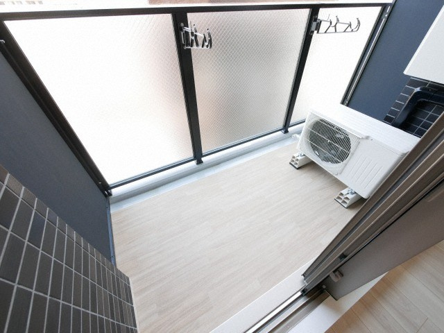 プレサンス立売堀ベルヴィルのバルコニー