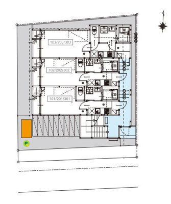【区画図】 | マ・メゾン大宮(マ・メゾンオオミヤ)