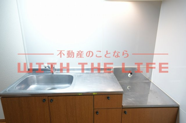 サンすばる21【10,000円キャッシュバック対象物件】のキッチン|コンパクトなキッチンで掃除もラクラク