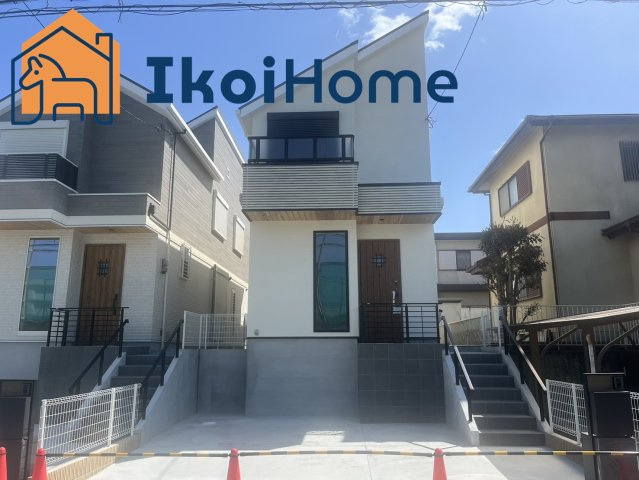 西区糀台　新築戸建　A号地の外観|敷地にはお車を3台駐車することができます。住宅設備が豊富な物件です。高級仕様なお家での生活に！