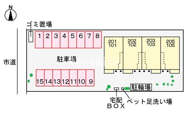 サンク東五城の駐車場|駐車場