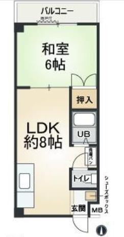 ラガール深江の間取り