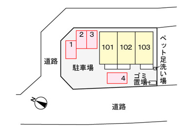 【駐車場】 | エスペランスⅠ | 駐車場
