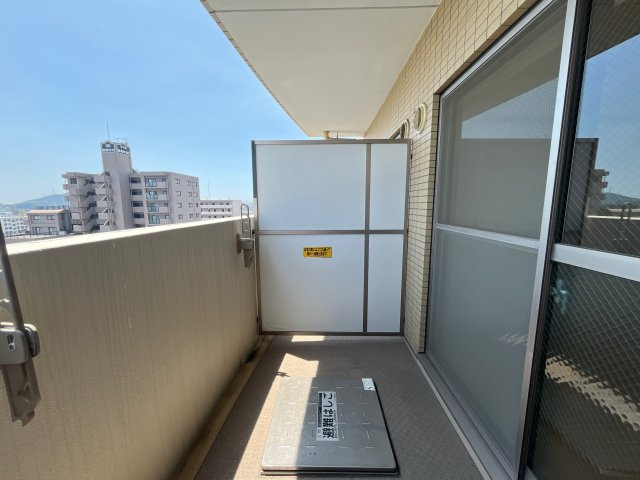 メルベーユコートのバルコニー