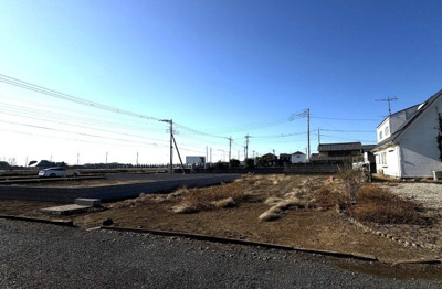 【外観】 | 加須市戸崎売地５区画（区画③） | 東側協定通路より撮影