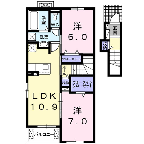 【間取り】 | ルミエール・ソフィア　Ⅰ