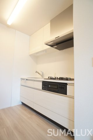 熊本市南区野田１丁目のアパートのキッチン