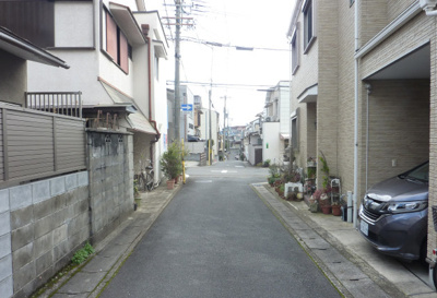 【前面道路含む現地写真】 | 常盤馬塚町　売土地（建築条件無）