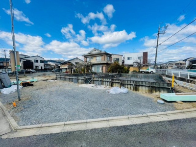 【前面道路含む現地写真】 | 梅津後藤町　新築戸建　1号地
