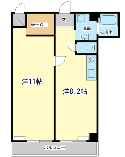 五反ビルの間取り