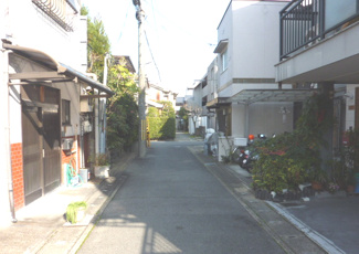 【前面道路含む現地写真】