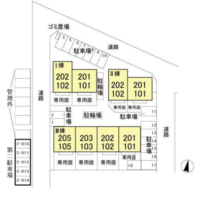【区画図】 | ソレイユⅢ